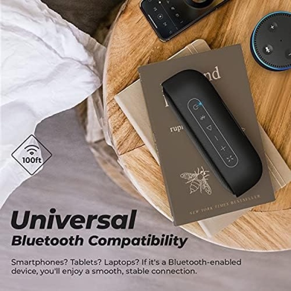 Upgraded MaxSound Plus Portable Bluetooth Speaker with 24W Powerful